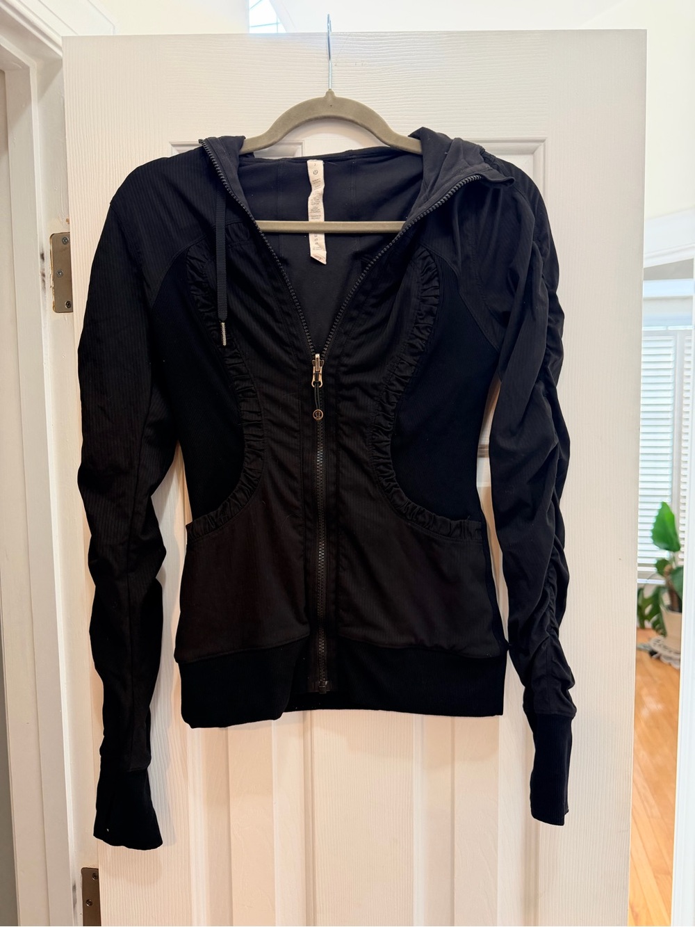 Lululemon Black Women's Hooded Reversible Zip-Up Jacket